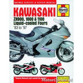 Workshop manual Haynes Kawasaki GPZ900, GPZ1000RX, ZZR1100 1984 to