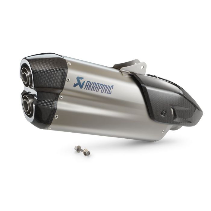Akrapovic Exhaust Titanium slip on KTM 1290 Adventure R S from 2021 Motorcorner