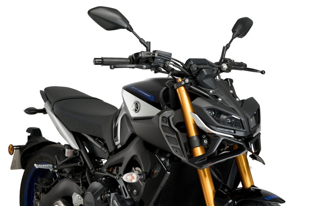 Puig Downforce Spoilers Front for Yamaha MT-09 / SP from 2017