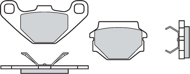 Brembo Brake Pads Carbon Ceramic rear