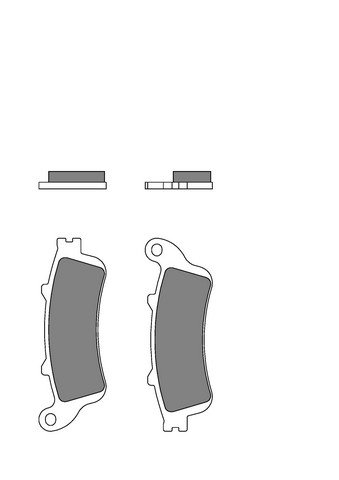 Brembo Brake Pads Sintered Road rear