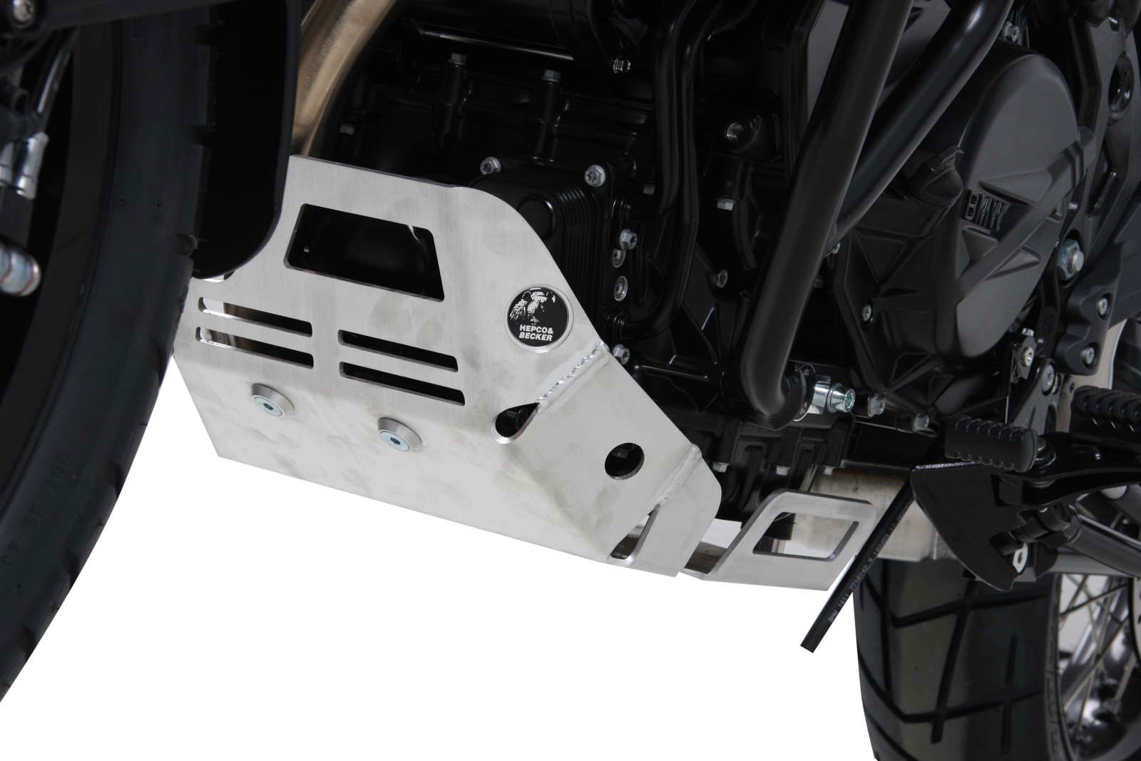Hepco&Becker Aluminium Crankcase Protection for BMW F650GS from 2008 to 2011 and F700GS from 2012 to 2018