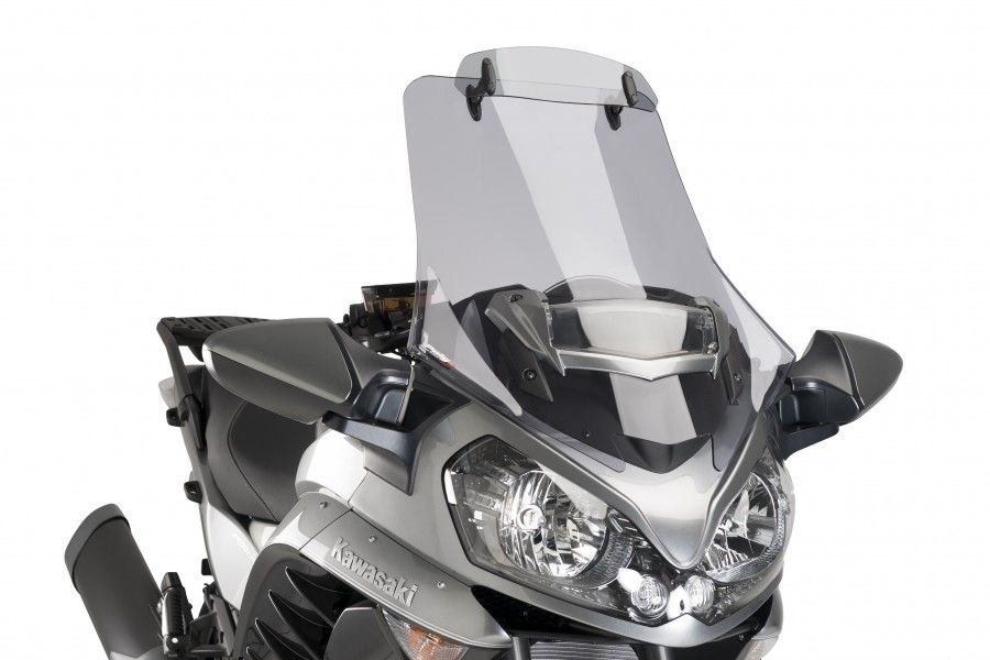 Puig Touring Windshield With Design Window Kawasaki GTR 1400 2007-2014