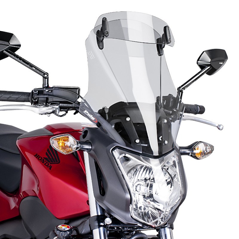 Puig Touring Plus Windshield With Design Window Honda NC 700 S / NC 750 S