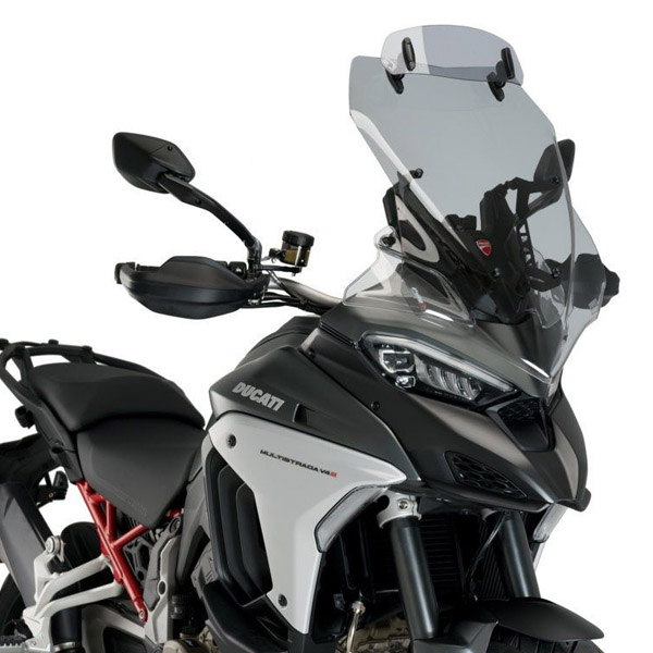 Puig Touring Windshield With Design Window Ducati Multistrada V4 / S / Sport From 2021