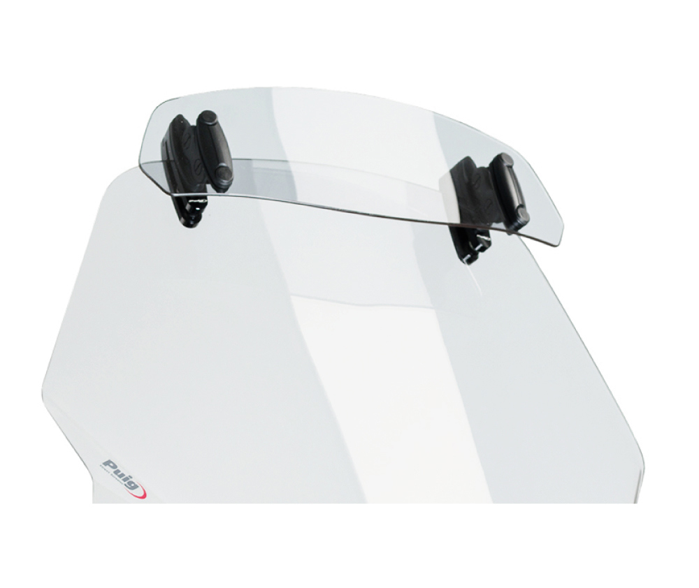 Puig Adjustable Windshield Spoiler Clip-On Clear 325 x 102 MM