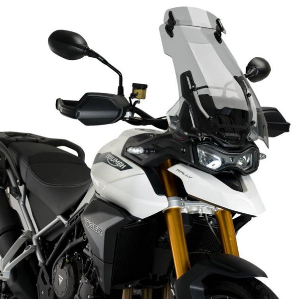 Puig Touring Windshield With Design Window Triumph Tiger 850 Sport / Tiger 900 GT / Pro / Rally