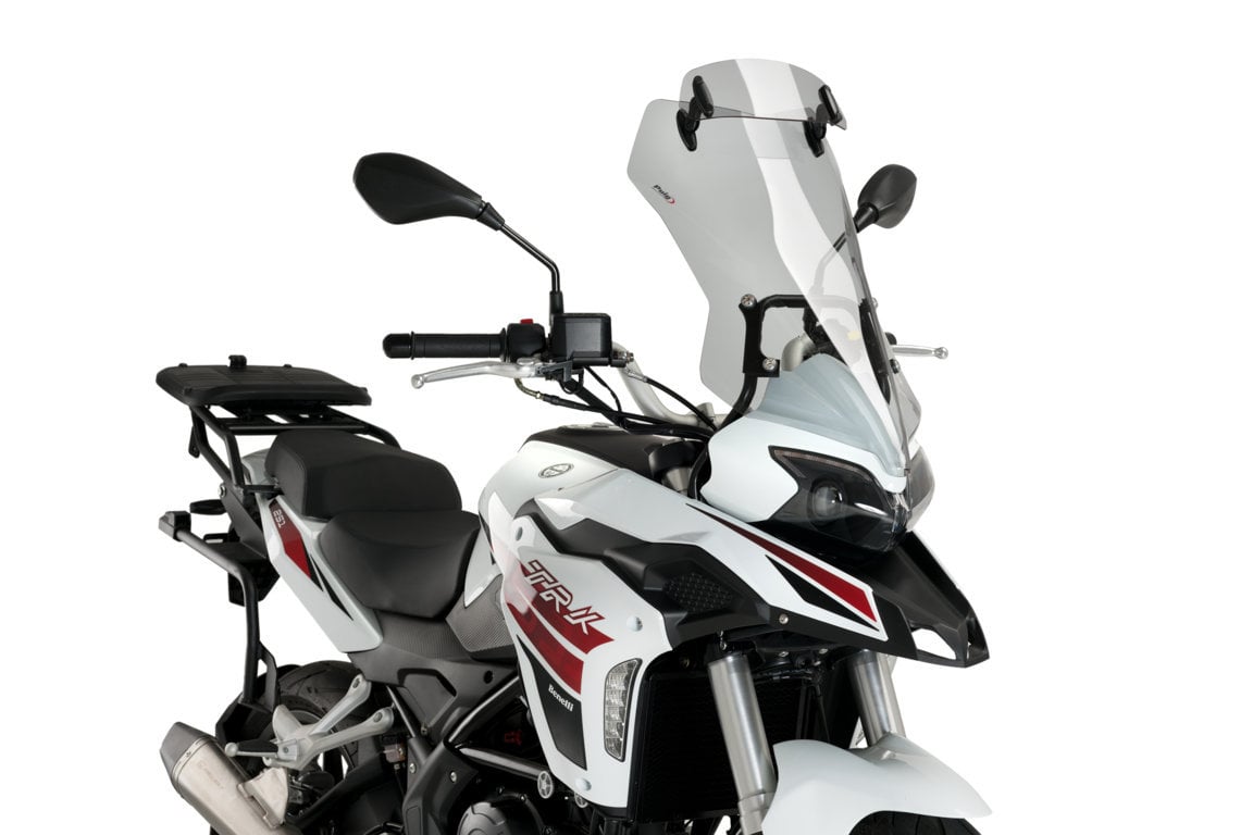 Puig Touring Windshield With Attached Window Benelli TRK 251 From 2021
