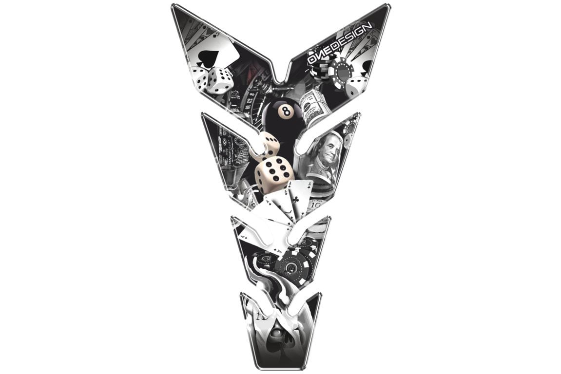 Puig Motorcycle Tank Pad Casino Black