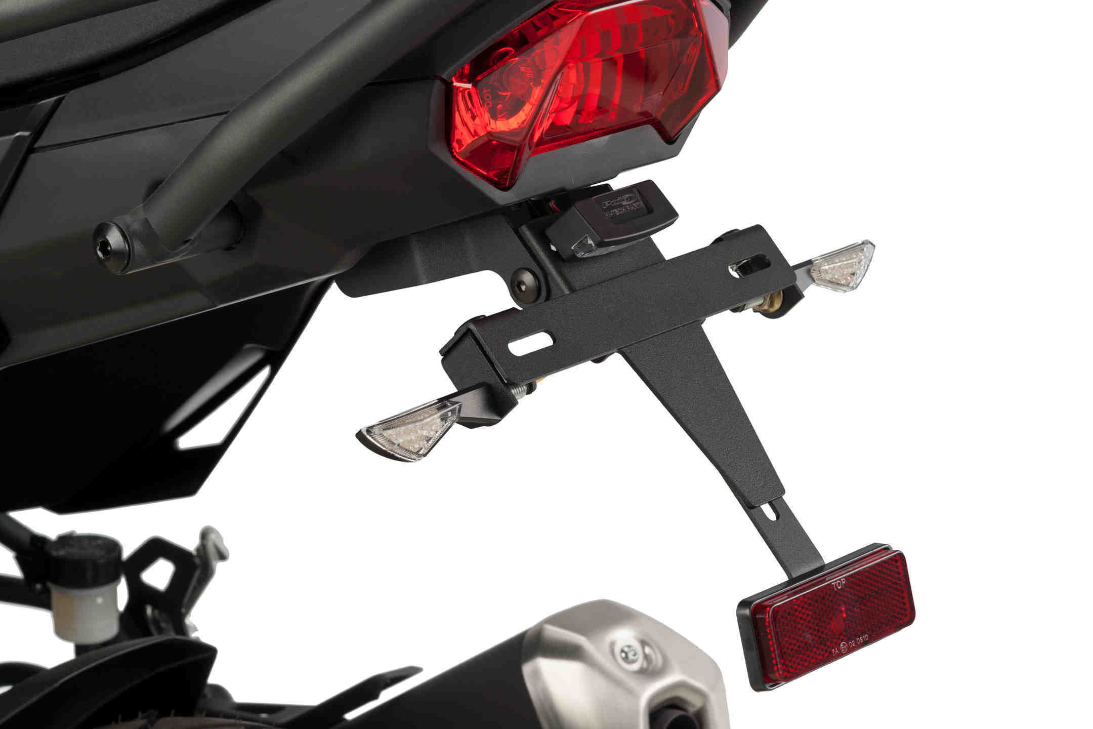 Puig License Plate Holder Kawasaki Verys-X 300 / Adventure / Urban From 2017