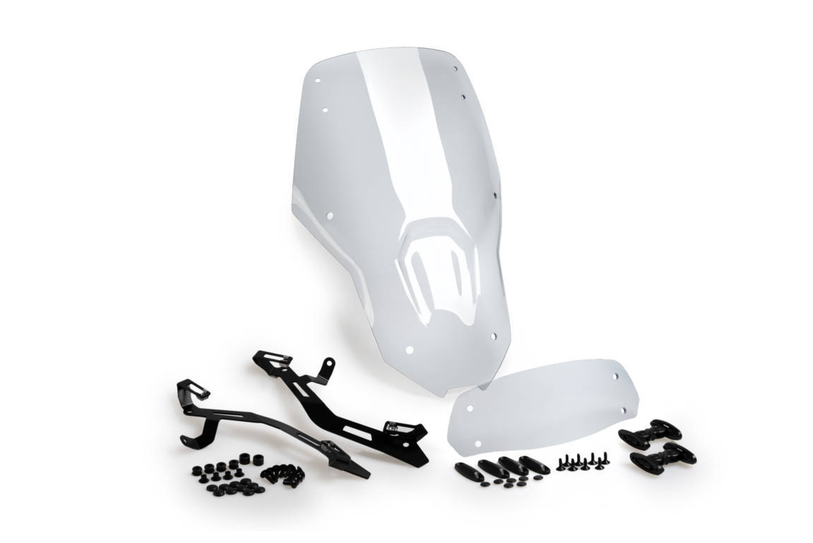 Puig Touring Clear Windshield With Deliberate Window Honda CRF 1100 L Adventure Sports From 2020