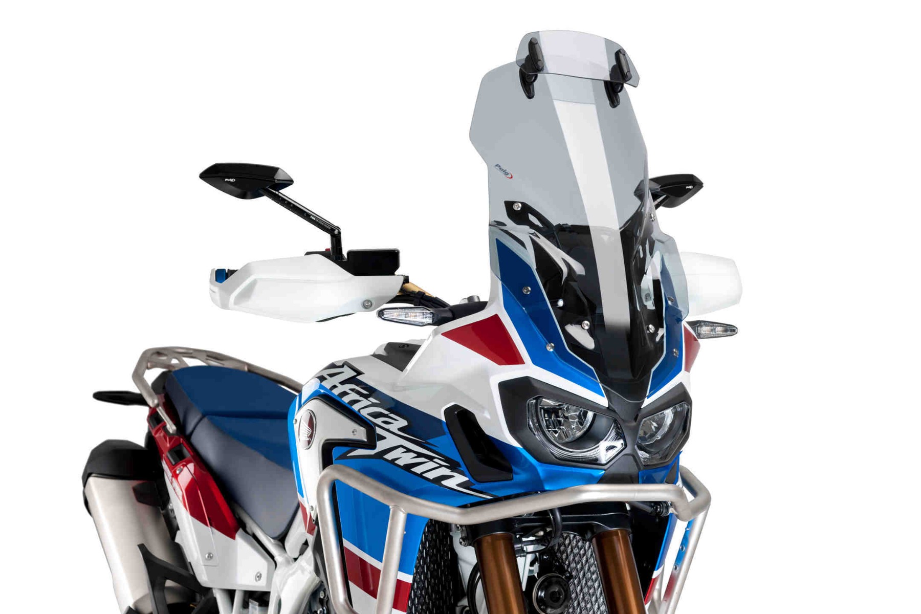 Puig Touring Windshield With Detent Window Honda CRF 1000 L Africa Twin / Adventure Sports 2016-2019