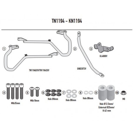 Givi TN1194 Crash Bar Honda CMX 1100 Rebel From 2021