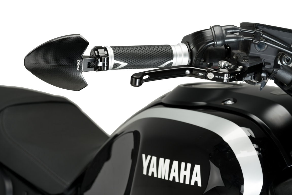 Puig Aluminum Handlebar End Mirror Fold Right