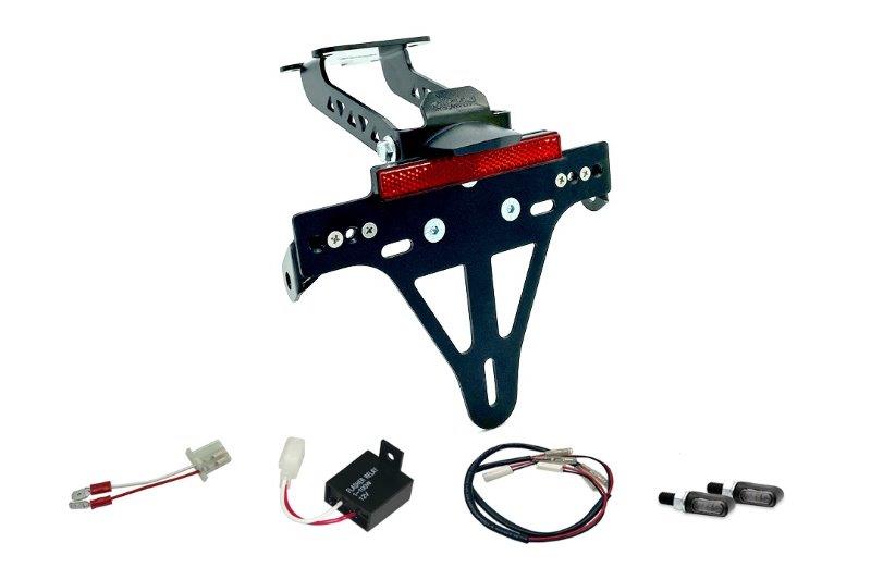 Alpha Technik Kentekenplaathouder Kit met knipperlicht voor Yamaha YZF-R125, RE39