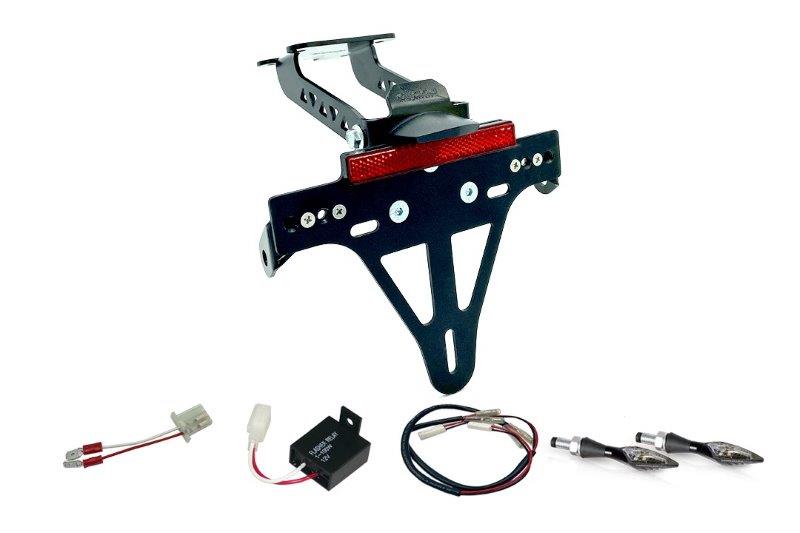 Alpha Technik Kentekenplaathouder Kit met knipperlicht voor Yamaha MT125 19-