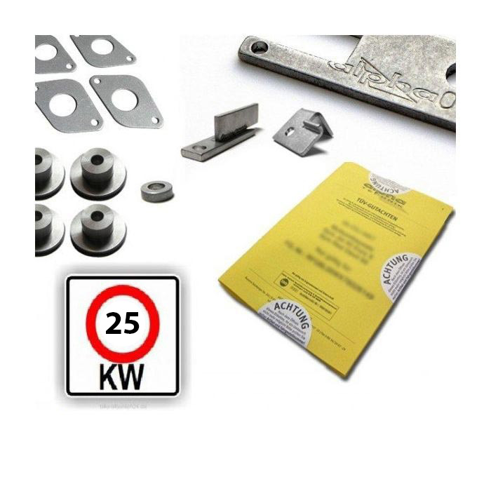 25KW Kit for Aprilia Atlantik 500 with TÜV certificate