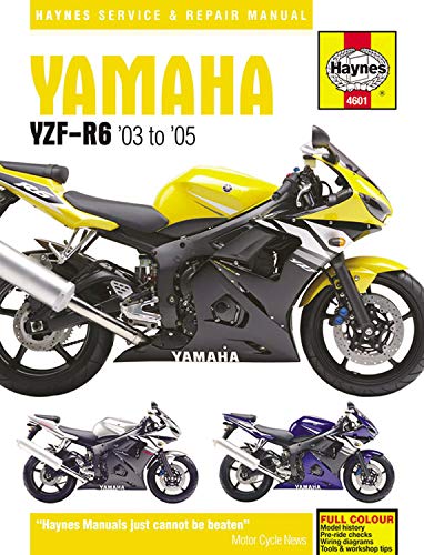 Workshop manual Haynes Yamaha YZF-R6 from 2003 to 2005 (4601)