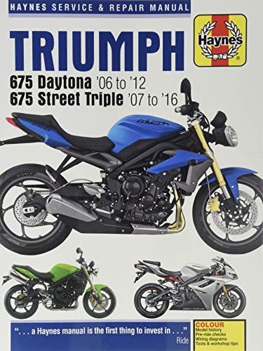 Workshop manual Haynes Triumph 675 Daytona, Street Triple 2006 to 2016