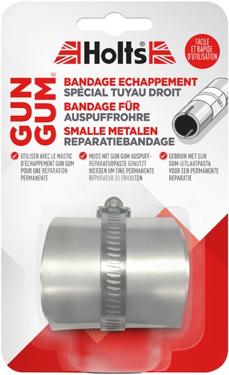 Holts Gun Gum motorcycle exhaust metal repair bandage 210 x 200 mm