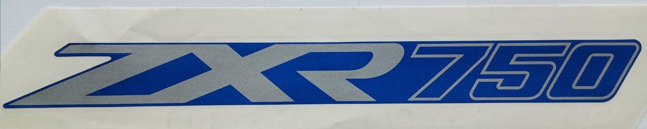 Kawasaki emblem ZXR750J 1992 side cover sticker 56050-1635