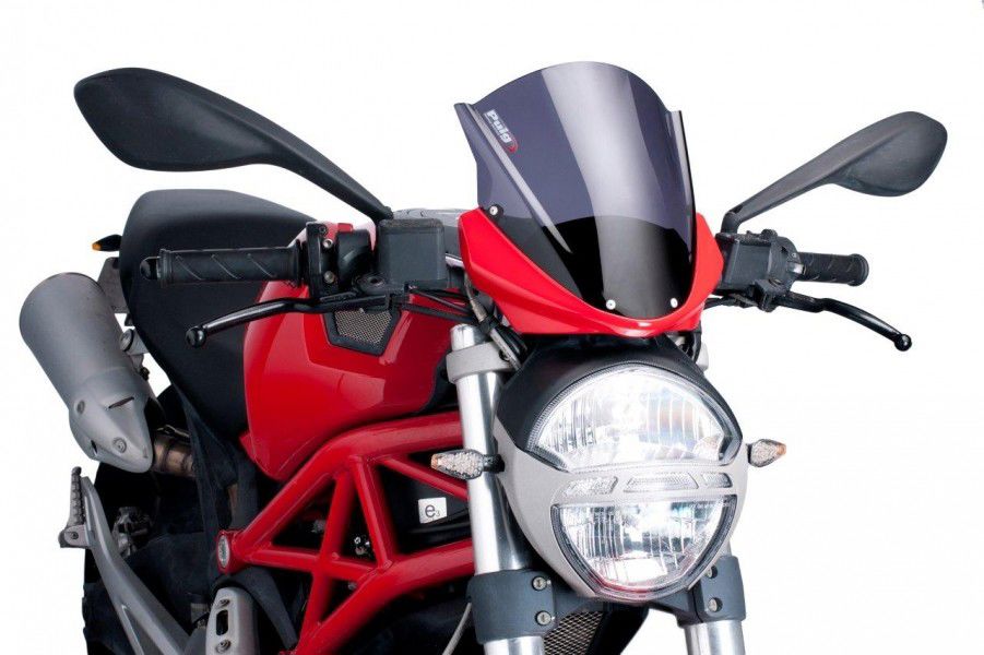 Puig Touring Windshield Ducati Monster 696 / 796 / 1100 2008-2016