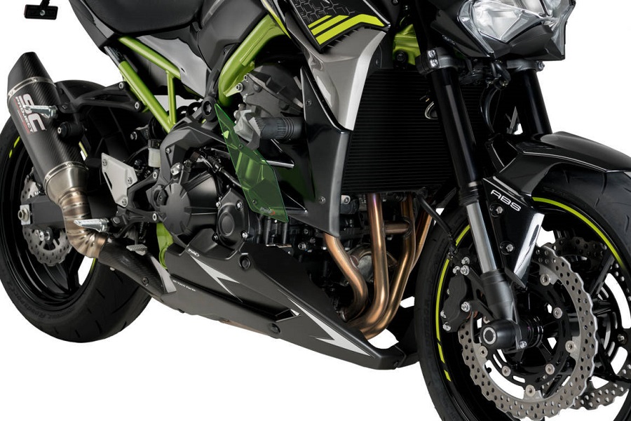 Puig Downforce Spoilers for Kawasaki Z900 from 2020