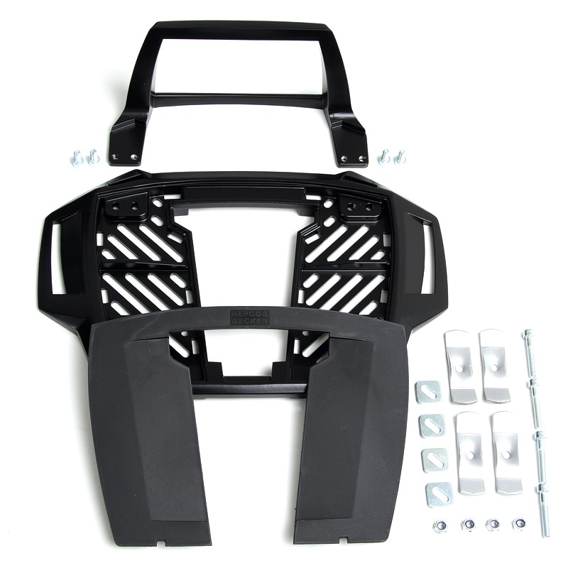 Hepco&Becker Top case adapter Alurack black universal
