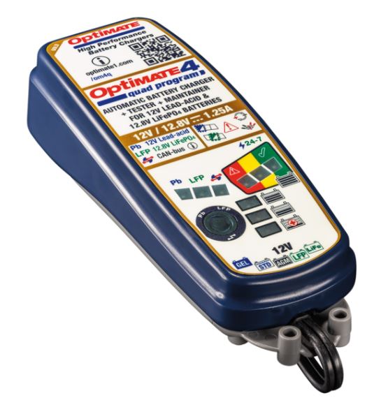 Optimate 4 Quad Program Battery Charger / Trickle Charger TM630