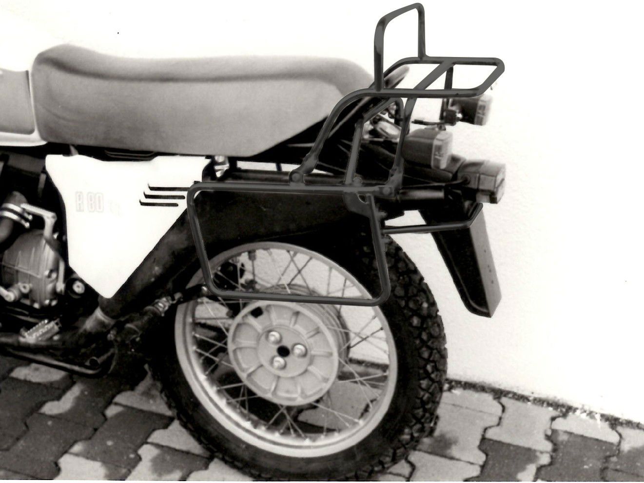 Hepco & Becker Luggage rack black BMW R65G/S from 1987 to 1988/ R80G/S from 1980 to 1987