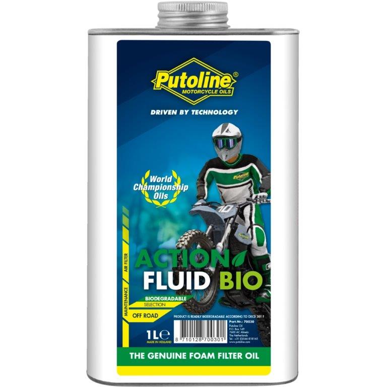 Putoline 1 liter Action Fluid Bio motorcycle airfilteroil