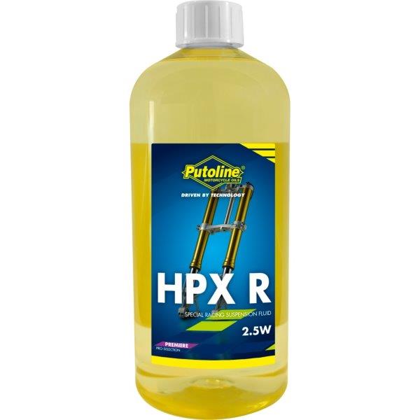 Putoline 1 liter HPX R 2.5W motorcycle suspenion / fork oil