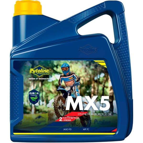 Putoline 4 liter 2-Stroke oil MX 5