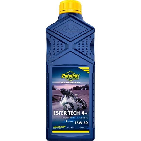 Putoline 1 liter Ester Tech 4+ 15W-50 fully synthetic 4-Stoke Motorcycle oil