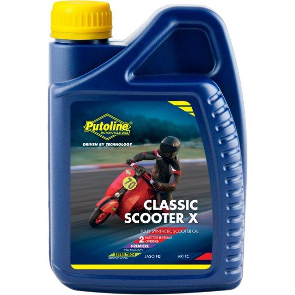 Putoline 1 liter 2-Stroke oil Classic Scooter X
