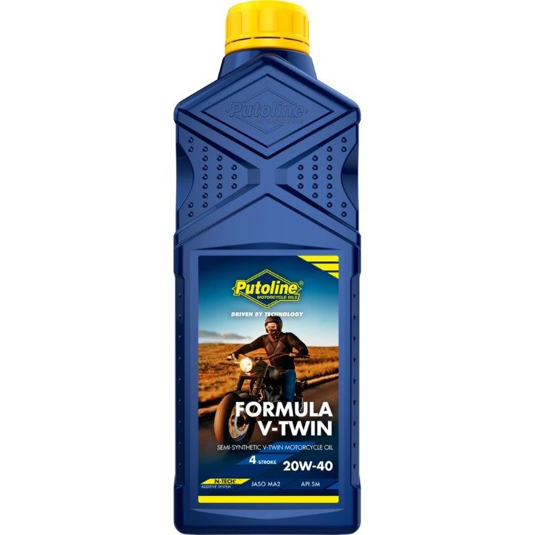 Putoline 1 liter Formula V-Twin 20W-40 semi-synthetic 4-Stoke Motorcycle oil