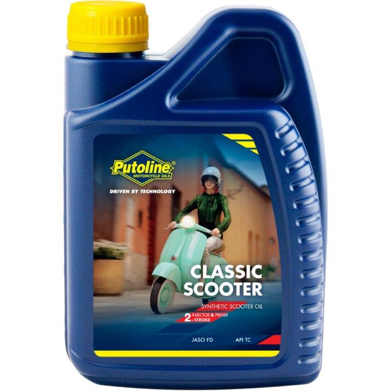 Putoline 1 liter 2-Stroke oil Classic Scooter