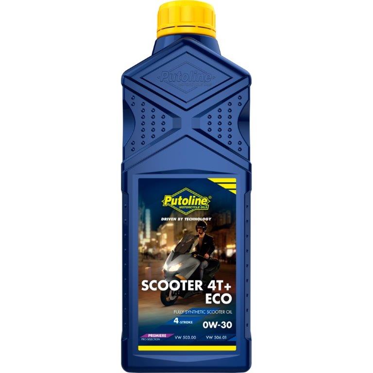 Putoline 1 liter Scooter 4T+ ECO 0W-30 fully synthetic 4-Stoke Motorcycle oil