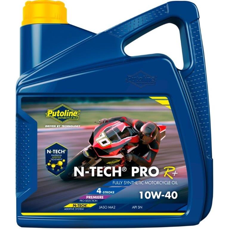 Putoline 4 liter N-TECH® Pro R+ 10W-40 fully synthetic 4-Stoke Motorcycle oil