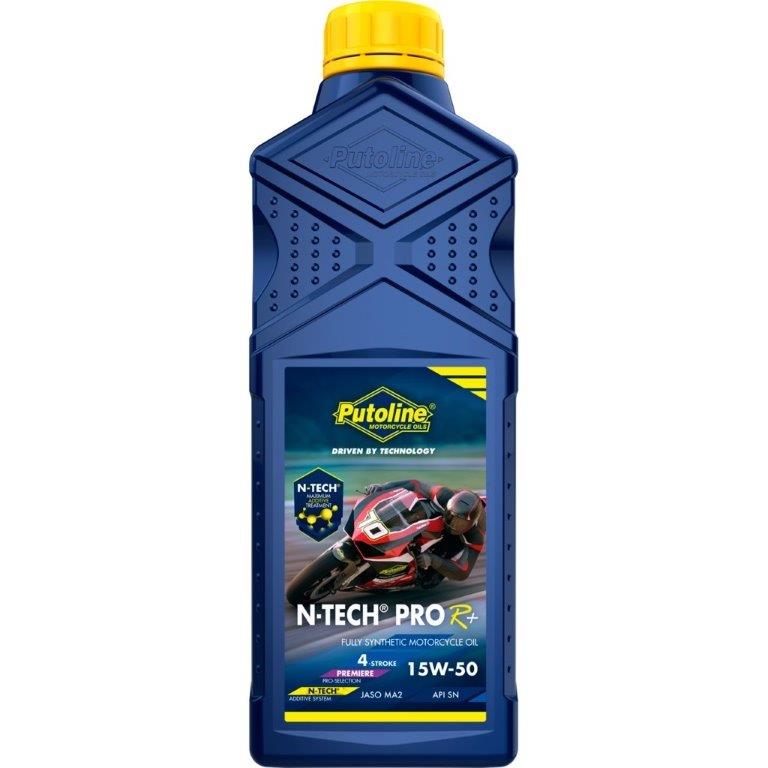 Putoline 1 liter N-TECH® Pro R+ 15W-50 fully synthetic 4-Stoke Motorcycle oil