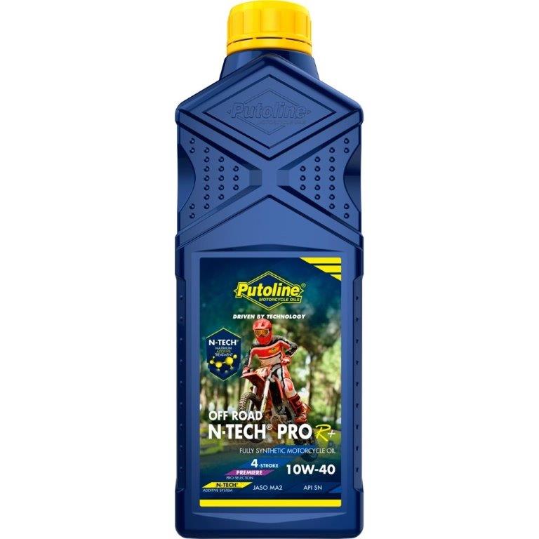 Putoline 1 liter N-TECH® Pro R+ Off Road 10W-40 fully synthetic 4-Stoke Motorcycle oil