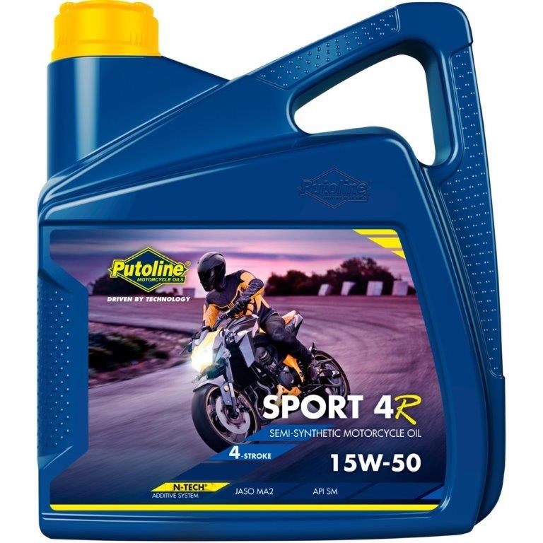 Putoline 4 liter Sport 4R 15W-50 semi-synthetic 4-Stroke motorcycle oil