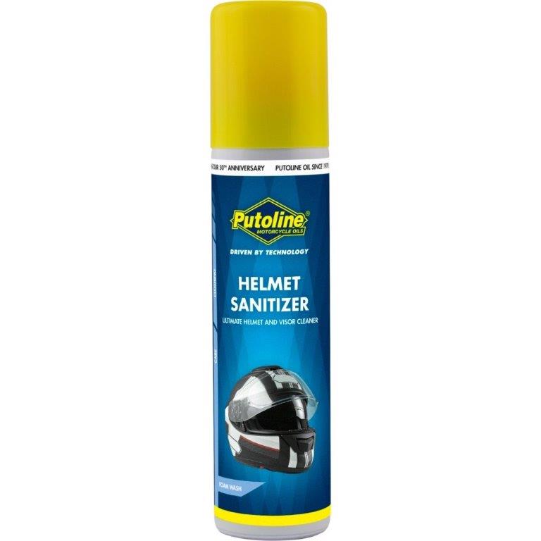 Putoline 75 ml aerosol Helmet Sanitizer foaming helmet cleaner