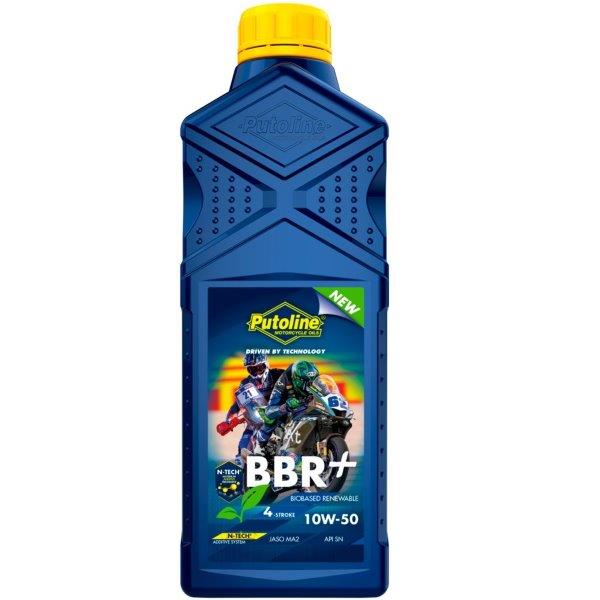 Putoline 1 liter N-TECH® BBR+ 10W-50 fully synthetic biobased 4-Stoke Motorcycle oil