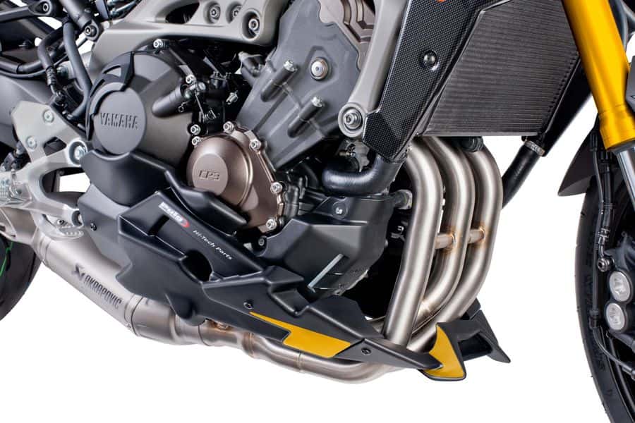 Puig Motor Spoiler Yamaha MT 09 / SP / Tracer / Tracer 900 With Akrapovic System Matt Black