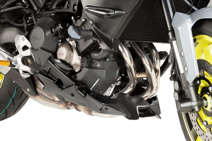 Puig Motor Spoiler Yamaha MT 09 / SP / Tracer / Tracer 900 With Original Exhaust System Carbon Look