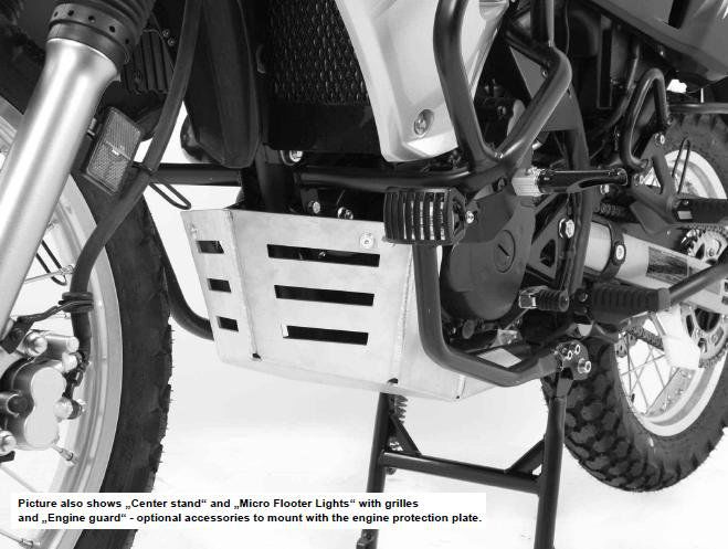 Hepco&Becker Aluminium Crankcase Protection for Kawasaki KLR650 from 2008