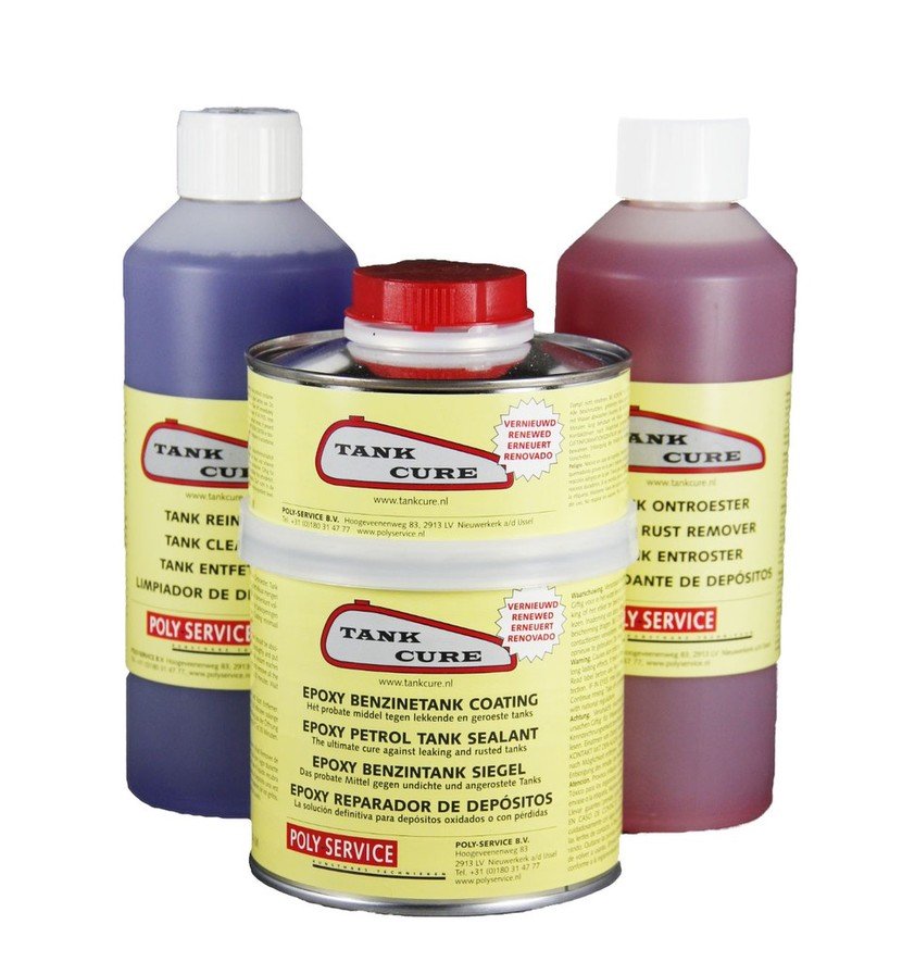 Tankcure tank repair set for motorcycle petrol tanks up to 20 ltr
