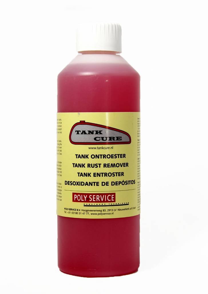 Tankcure 500 ml rust remover for derusting motorcycle petrol tanks