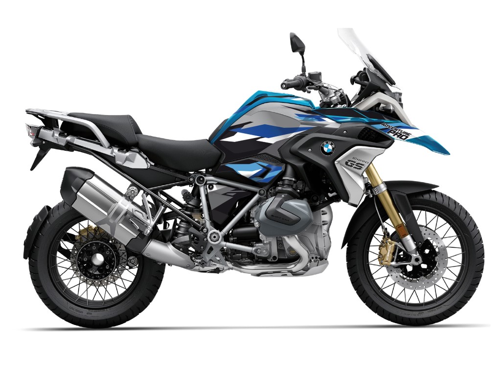 Uniracing Sticker set BMW R1250GS 2019-2022 Adventure Blue
